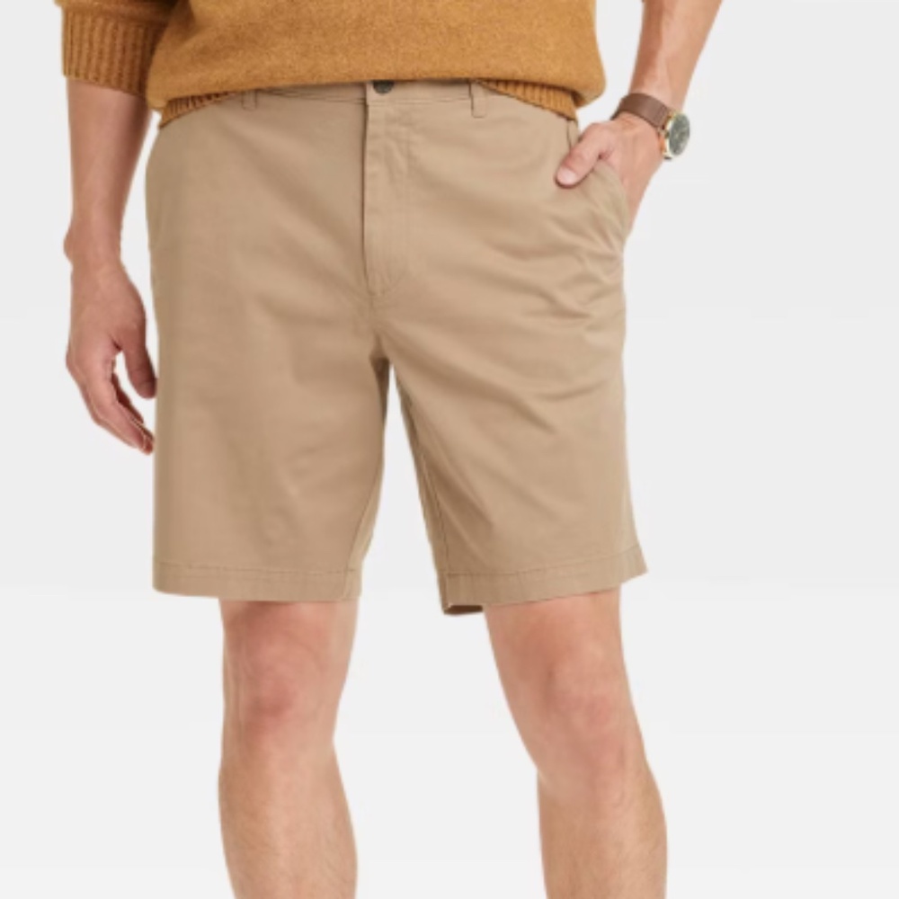 Goodfellow & Co™  9" Slim Fit Flat Front Chino Shorts